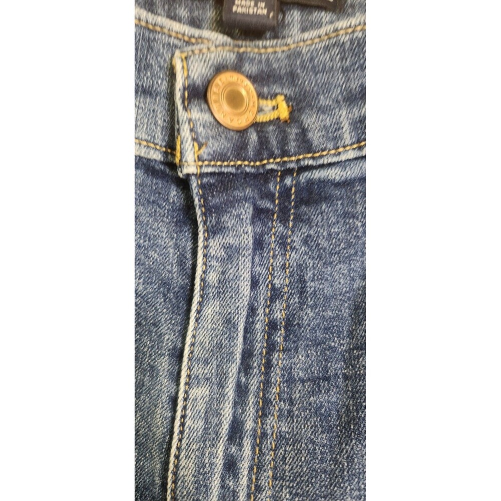 J. Crew Mercantile Shorts Women 29 Blue Denim Raw Hem Cutoff Casual Beach - Picture 7 of 11